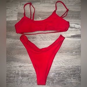 Red bikini